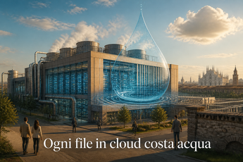 Ogni file in cloud costa acqua che nessuno controlla: il caso dei 33 data center milanesi secondo il Politecnico