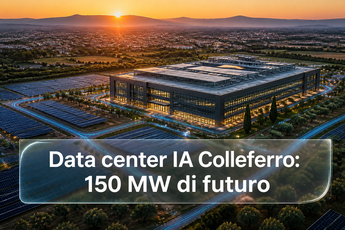 Data center intelligenza artificiale Colleferro: 150 MW di potenza