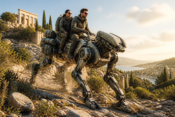 Robot quadrupede Qiji velocità Kawasaki Corleo
