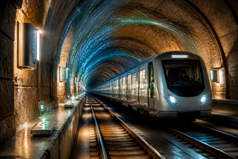 Metro C Roma 5G tunnel fibra connessione sotterranea