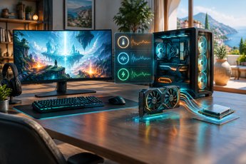 NVIDIA App monitoraggio CPU: overlay con temperatura, clock e consumi