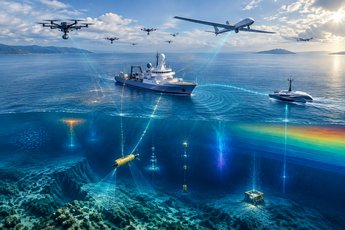 Droni sciame cinesi, coordinamento autonomo tra terra, aria e mare