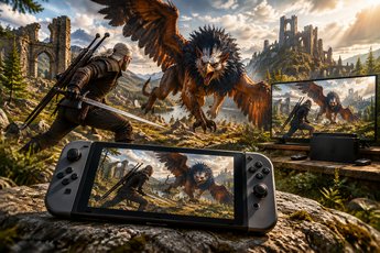 The Witcher 3 Remastered su Switch 2: provato in dock e portatile