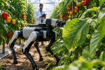 Robot per il monitoraggio in agricoltura: così l'IA analizza le foglie