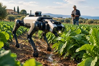 Robot umanoidi in agricoltura: monitoraggio colture con intelligenza artificiale
