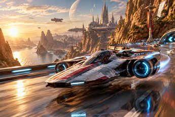 Digital Foundry analizza la qualit� grafica di Star Wars Galactic Racer