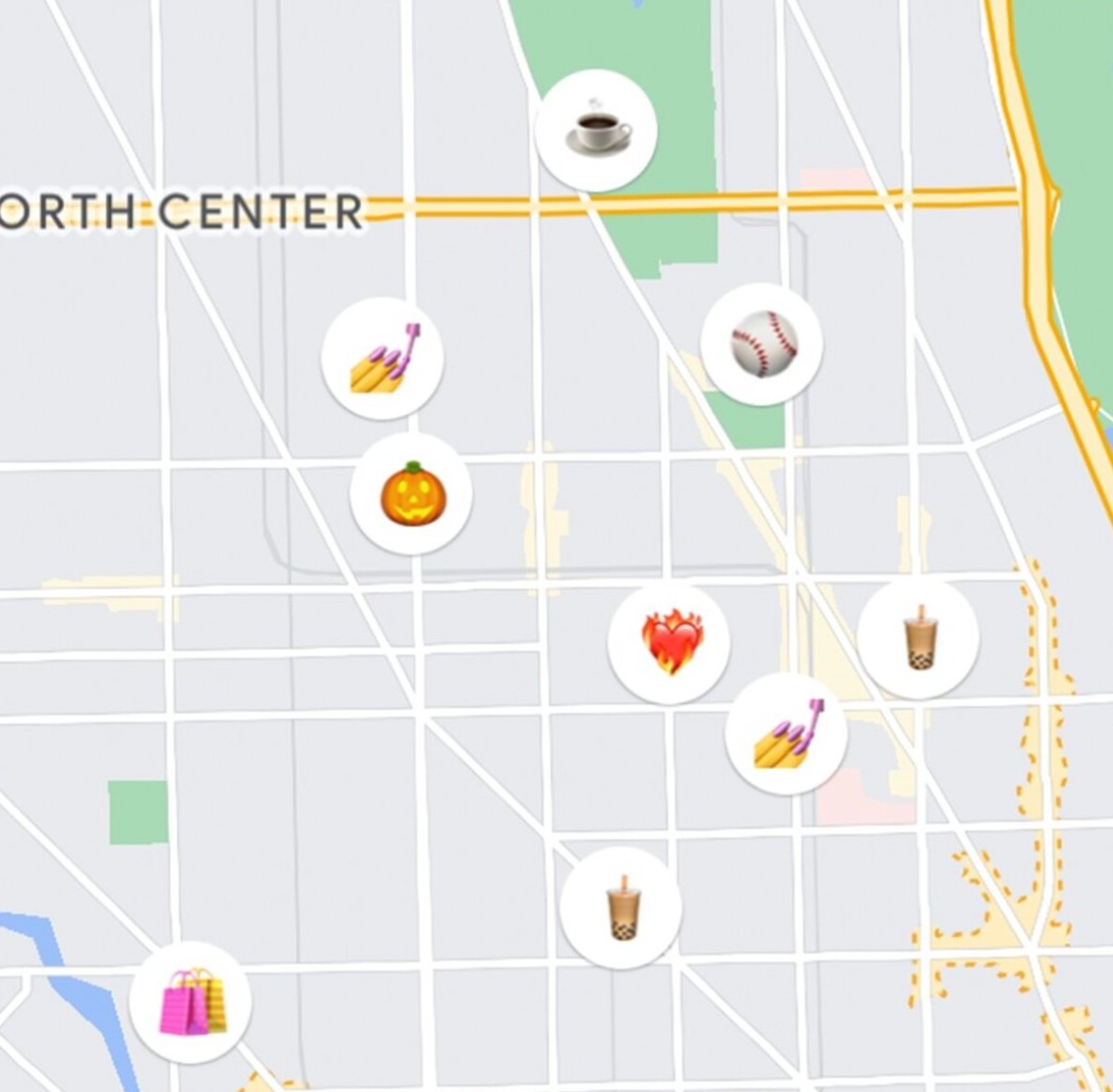 Google Maps emoji