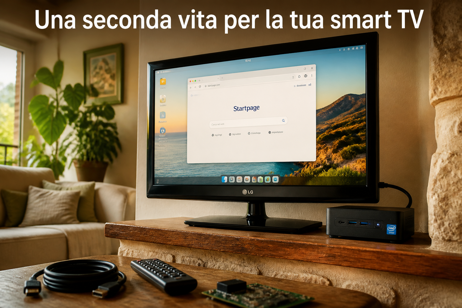 Una guida pratica per chi odia sprecare: cos� un vecchio Intel NUC6CAY ha rianimato una smart TV LG ferma da anni