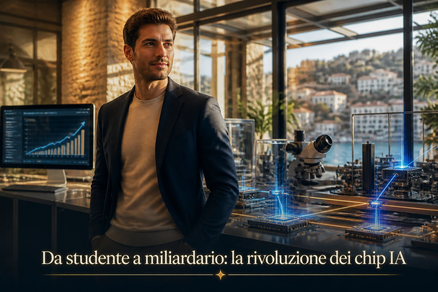 Da studente a miliardario in pochi anni: come Olix e i suoi chip per l'IA hanno cambiato la vita di James Dacombe