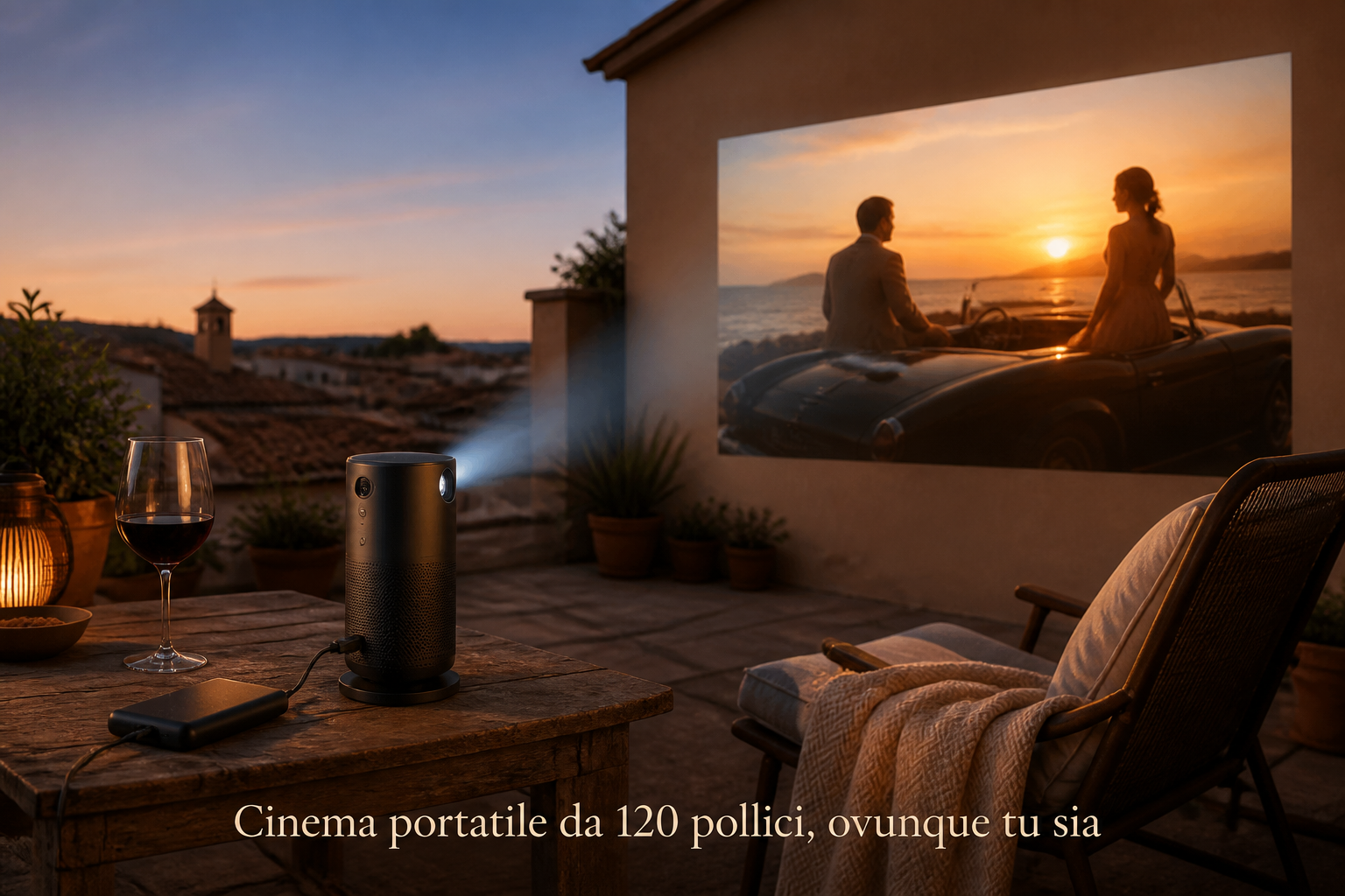 In viaggio o sul divano di casa: Nebula Capsule 3 offre un cinema portatile da 120 pollici a un prezzo pi� basso