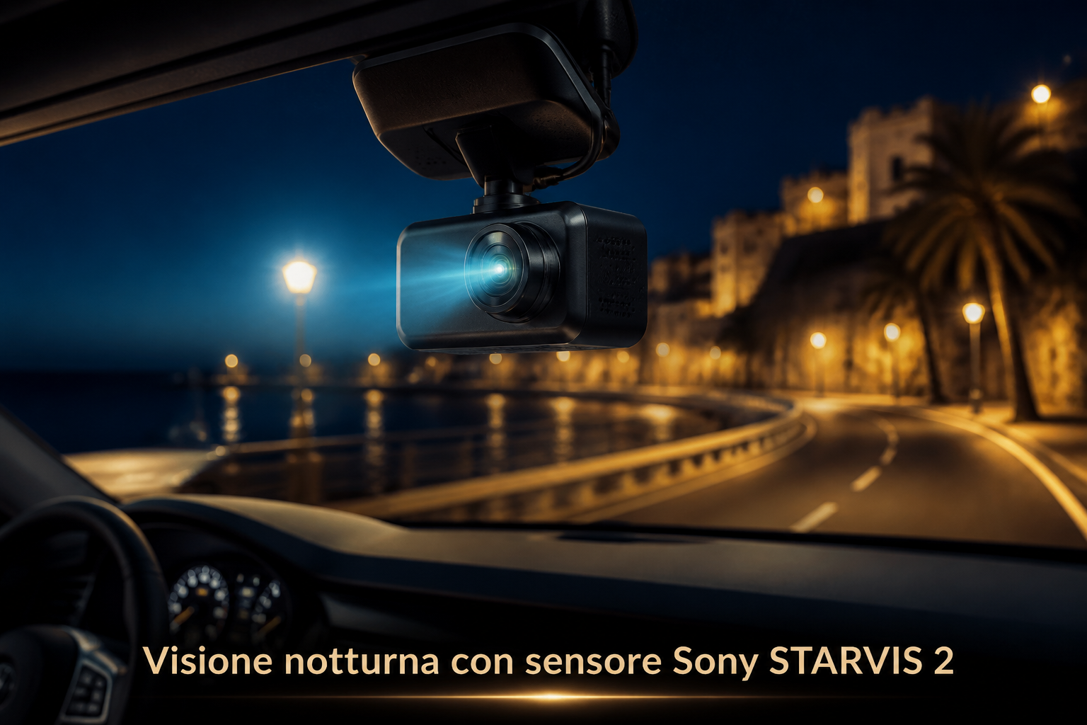 Con il sensore Sony STARVIS 2 la dash cam GKU D600 Pro Max vede anche di notte, e in offerta costa da 56,51 euro
