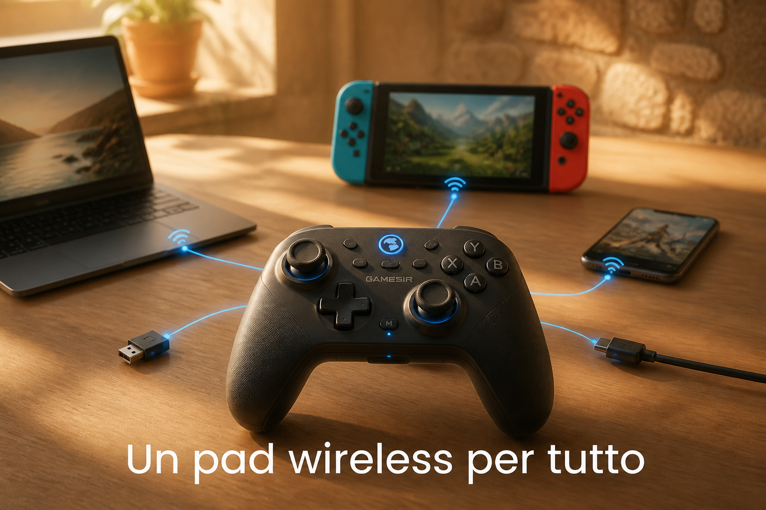Un pad wireless per tutto, dal PC alla console ibrida: ecco cosa cambia davvero con il GameSir Nova Lite scontato