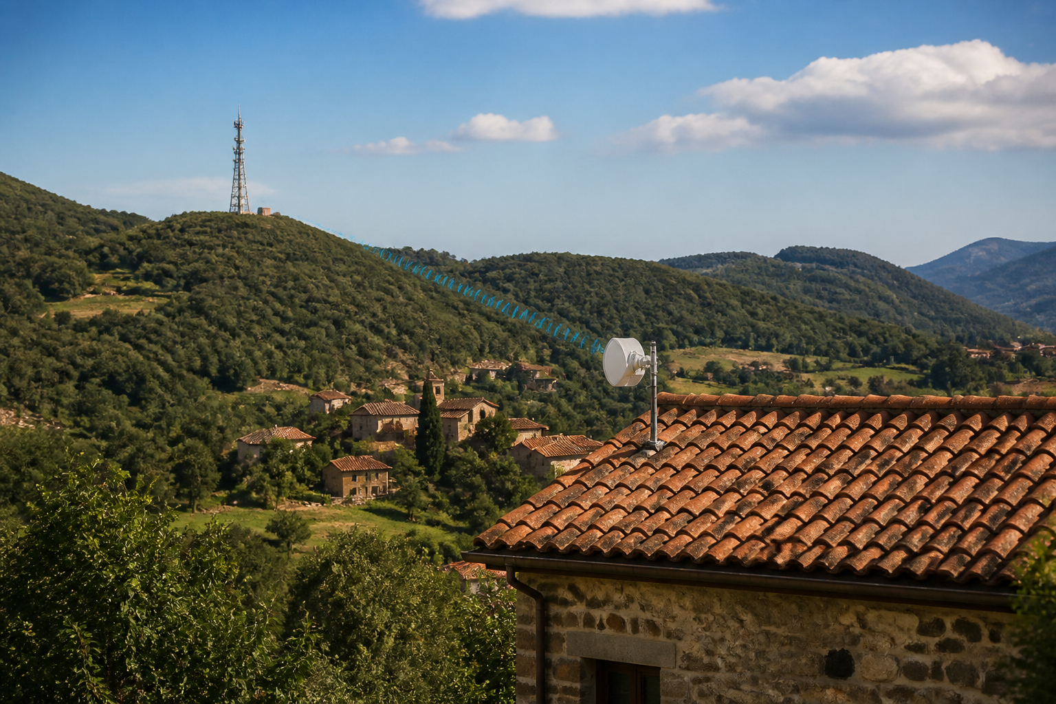 Eolo rete radio wireless 96 comuni Bergamasca connessione