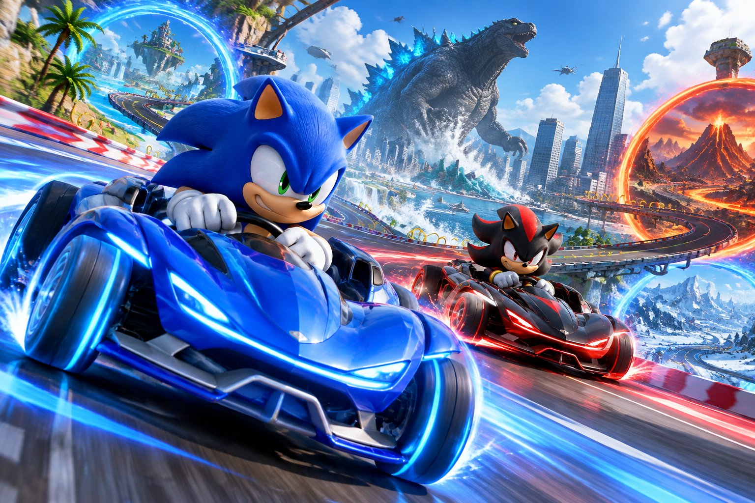 Sonic Racing CrossWorlds si aggiorna con modalit� Duel e nuovi circuiti