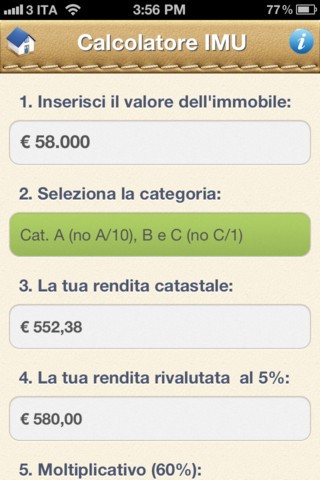 Conoscere il valore della tassa sulla casa con un’app per iPhone