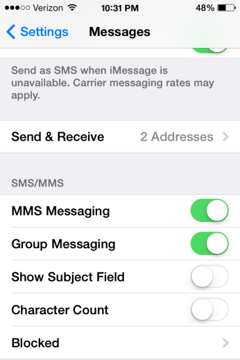 iOS 7: come bloccare, usare e gestire telefonate, messaggi
