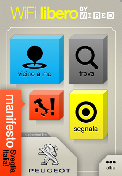 Wired Wi-Fi Libero - Sveglia Italia su iPhone